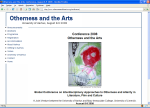 www.othernessandthearts.org/conference/ - ikke længere aktiv www.othernessandthearts.org/conference/