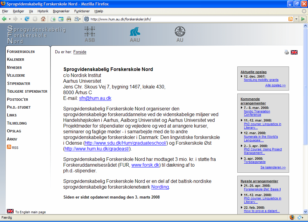 www.hum.au.dk/forskerskoler/sfn/